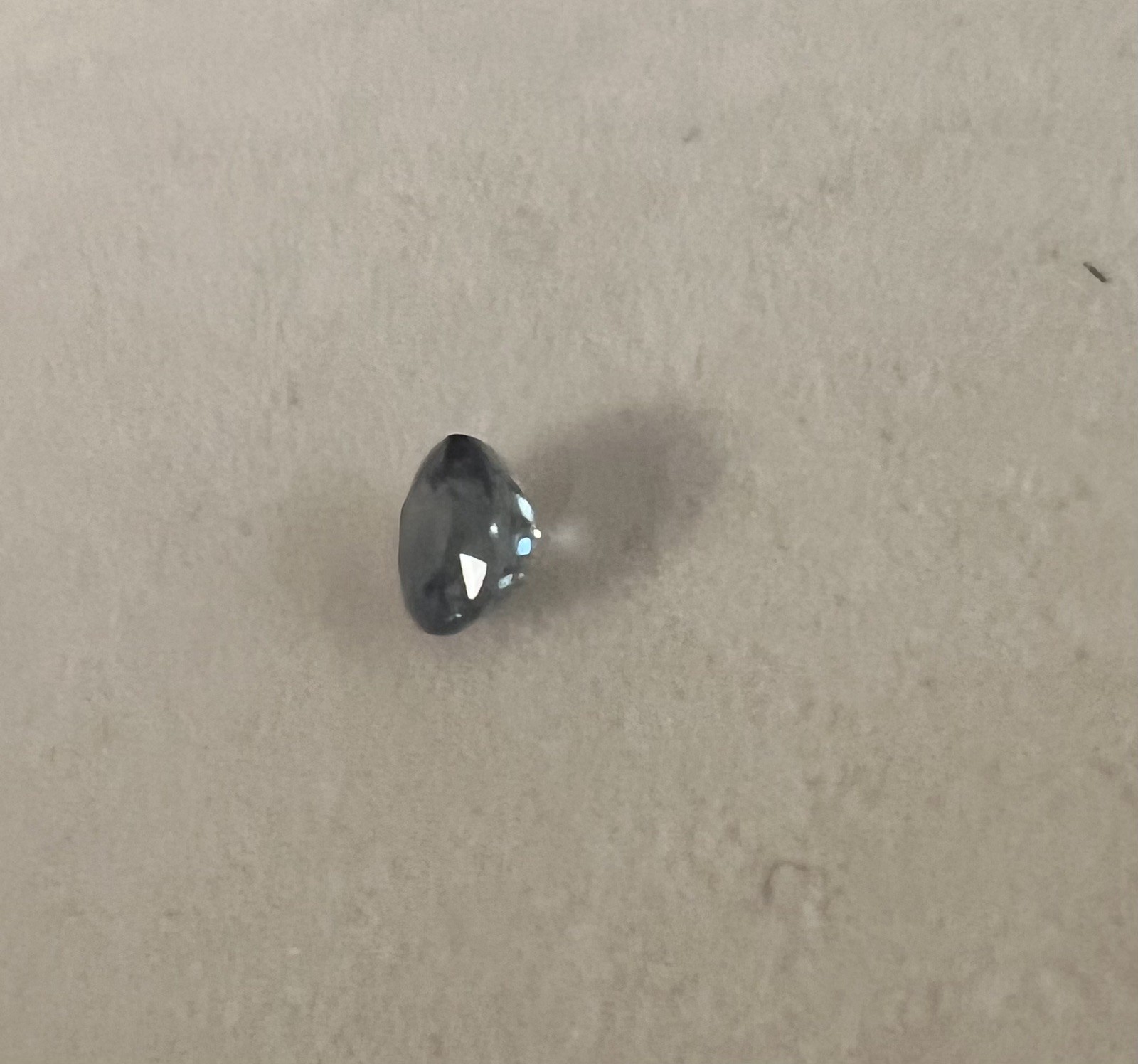 Blue Sapphire Gemstone 0.82ct 54mm Round Loose Stone