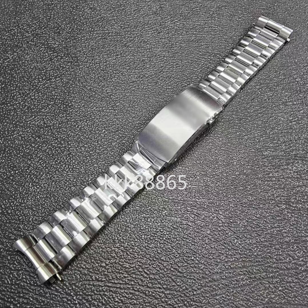 21mm 316L Steel Bracelet with Push Clasp Fits Omega Planet Ocean 600M 43.5mm