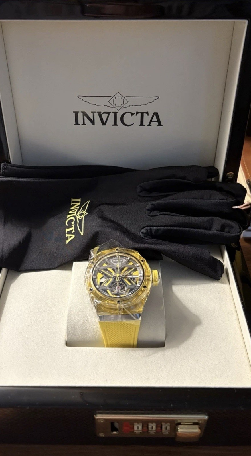 🔥NEW Invicta Celestial Orbitha K9 Crystal Case AUTOMATIC 45mm w/Lock Box 69544
