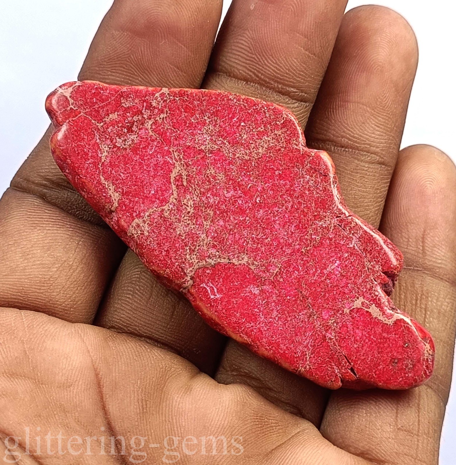 115.00 Ct Natural Red Turquoise Slab Rough Arizona 69x8mm Gems 5ADF