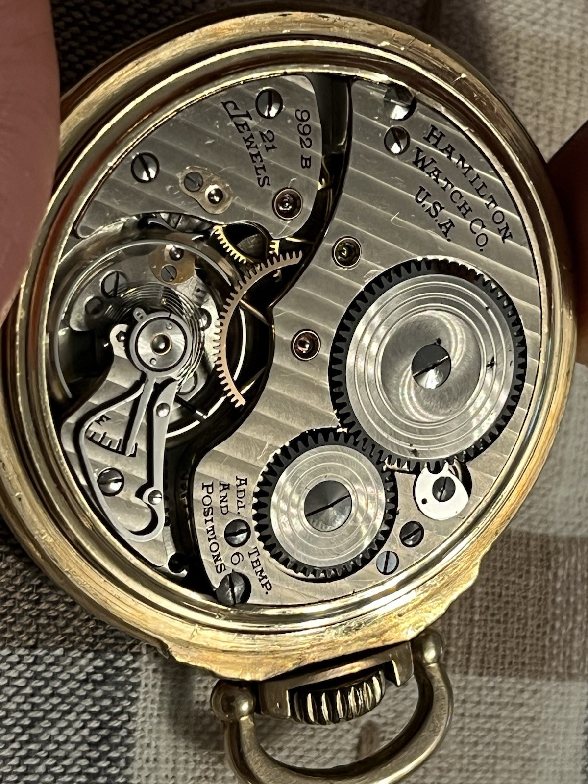 Hamilton 16s 992B Pocket watch