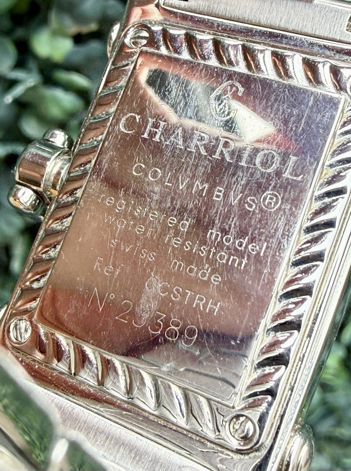 Philippe Charriol Columbus Stainless MOP Dial Diamond Bezel Quartz Watch CCSTRH