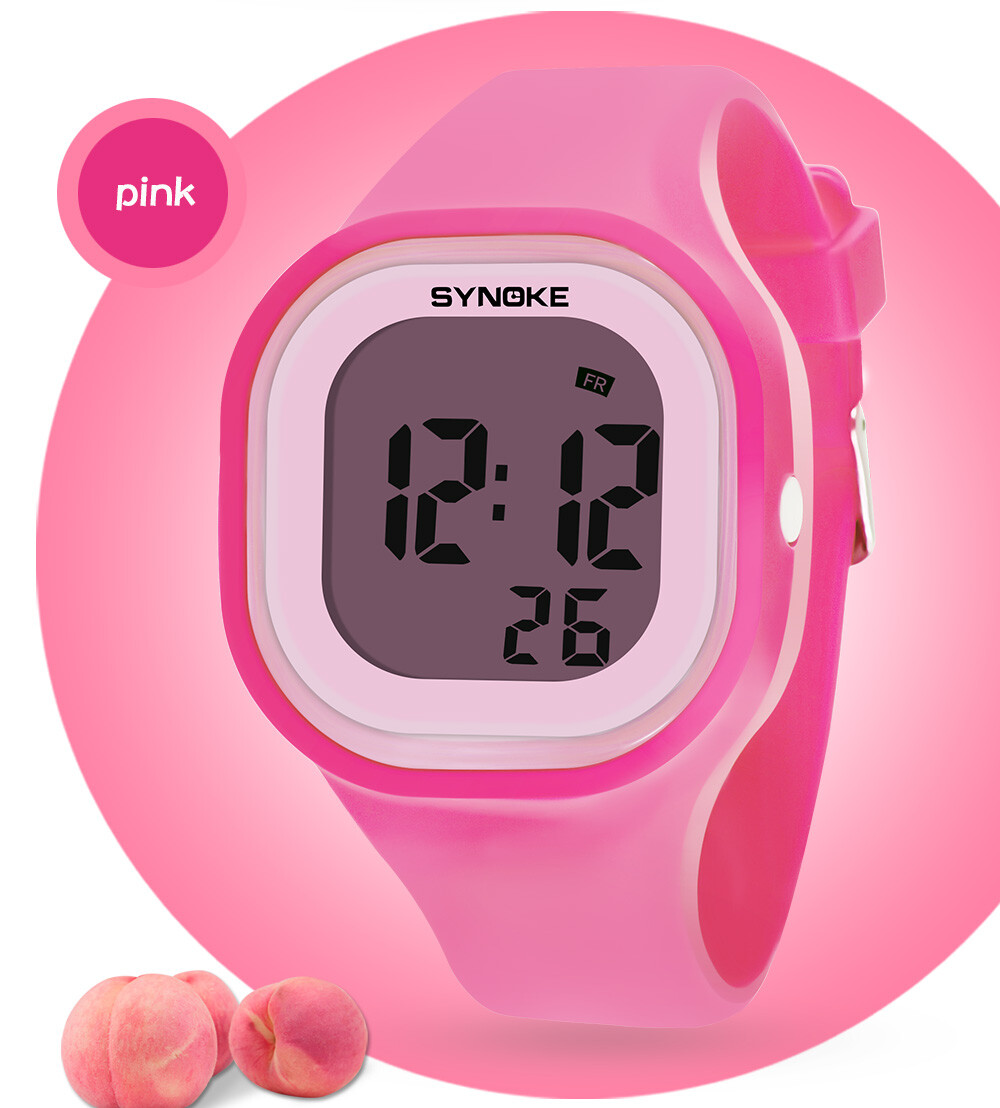 Male and Female Digital Sports Watches LED Electron Luminous Silicone Watches US