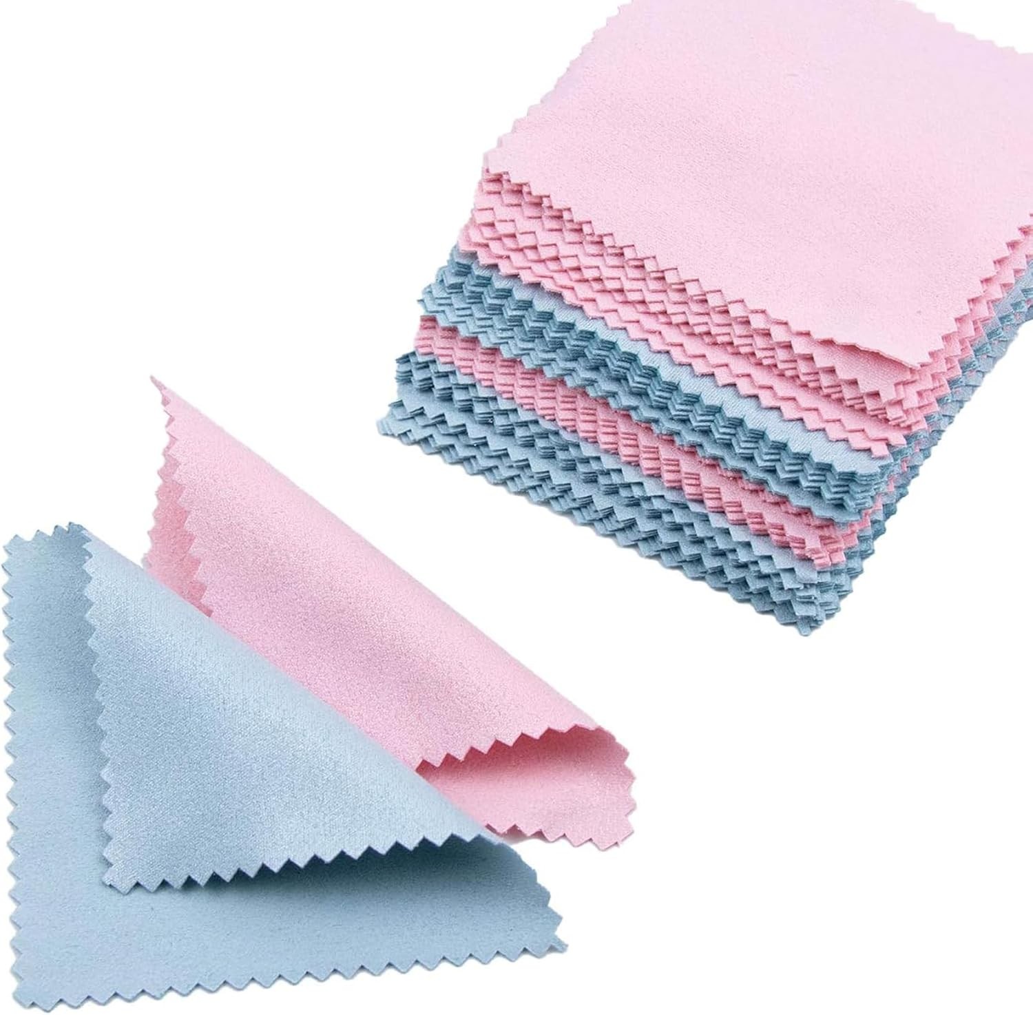 AUEAR, 100 Pack Jewelry Cleaning Cloths, Polishing Cleaner Cloth for…