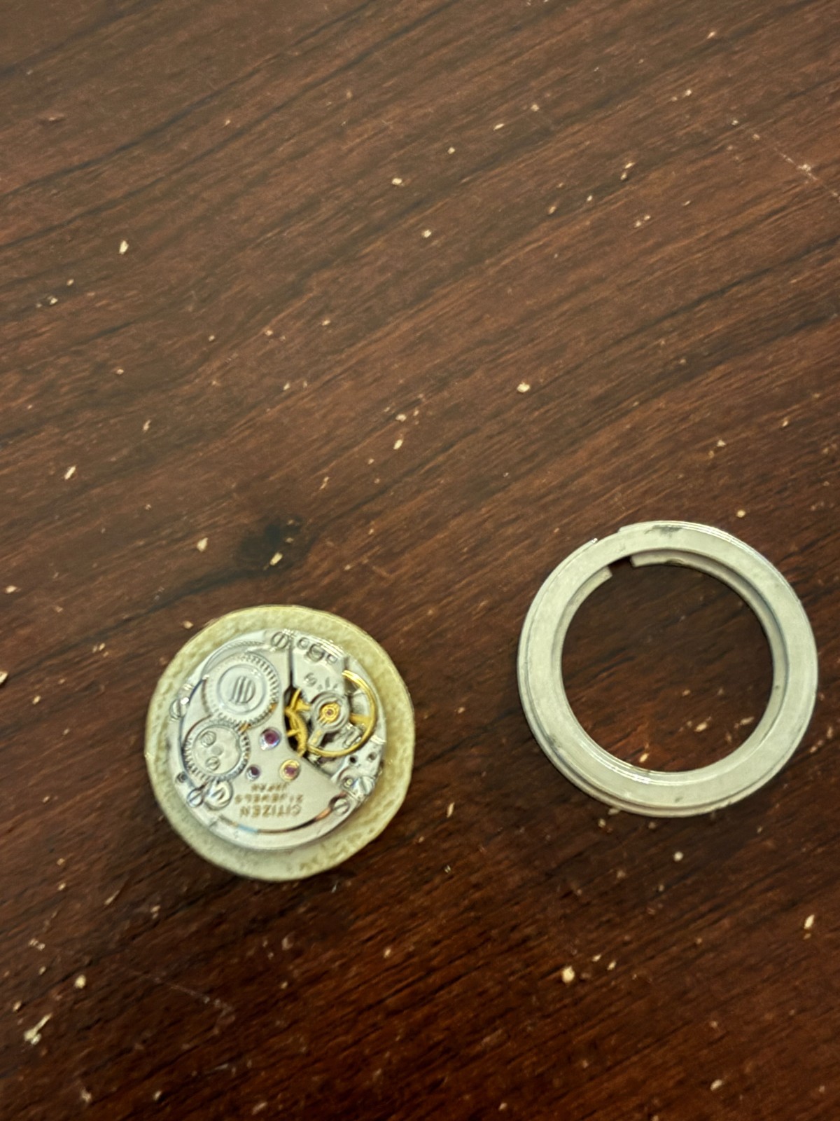 Rolex 6466 oysterdate parts, Citizen movement modification. Refinished Dial.