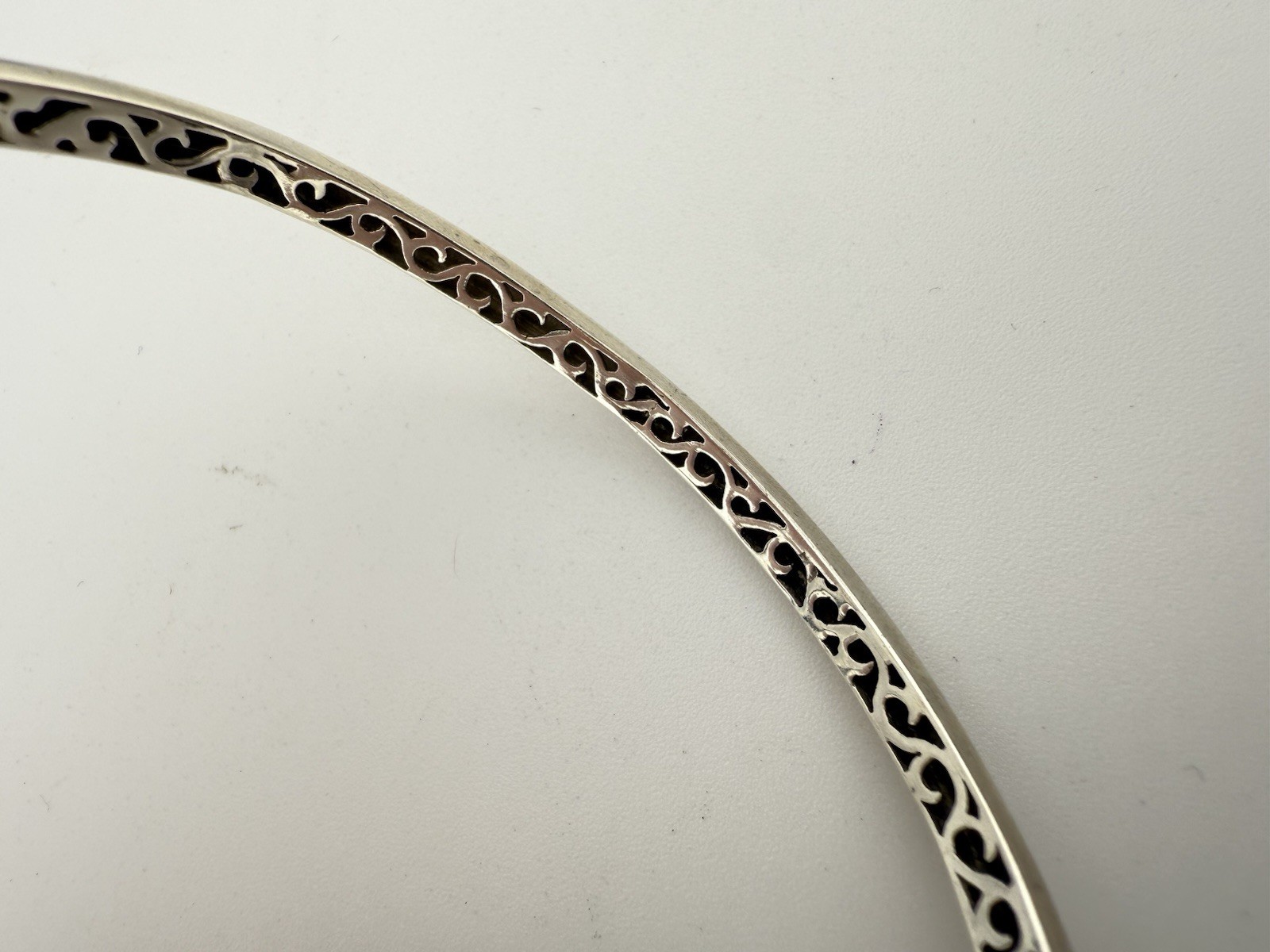 CHARLES KRYPELL 925 SILVER I LOVE YOU 365 DAYS A YEAR IVY 7 1/2” BANGLE K182C