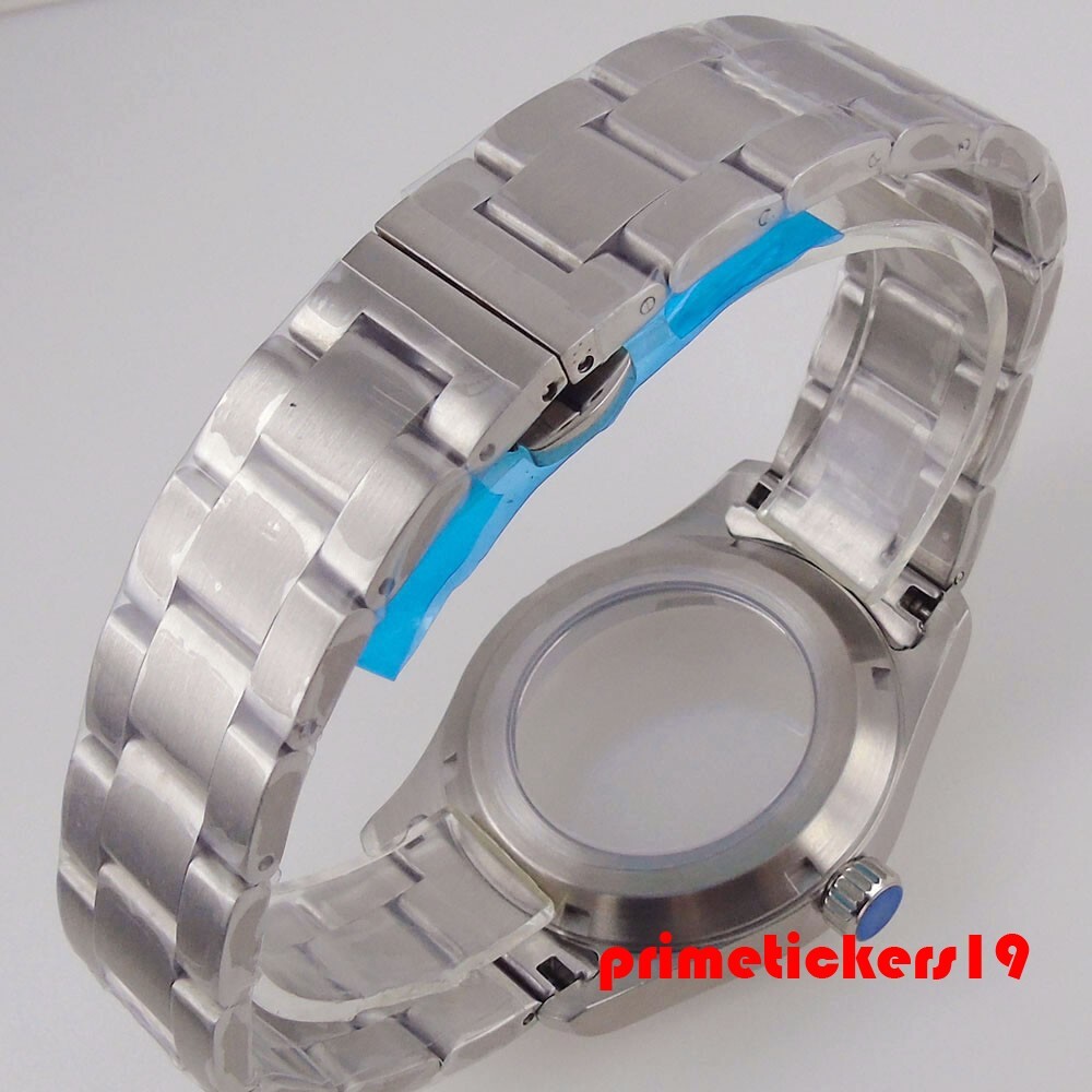 36/39mm Pilot Watch Case+Band Fit NH35 NH36 NH34 ETA2824 PT5000 Miyota8215 821A