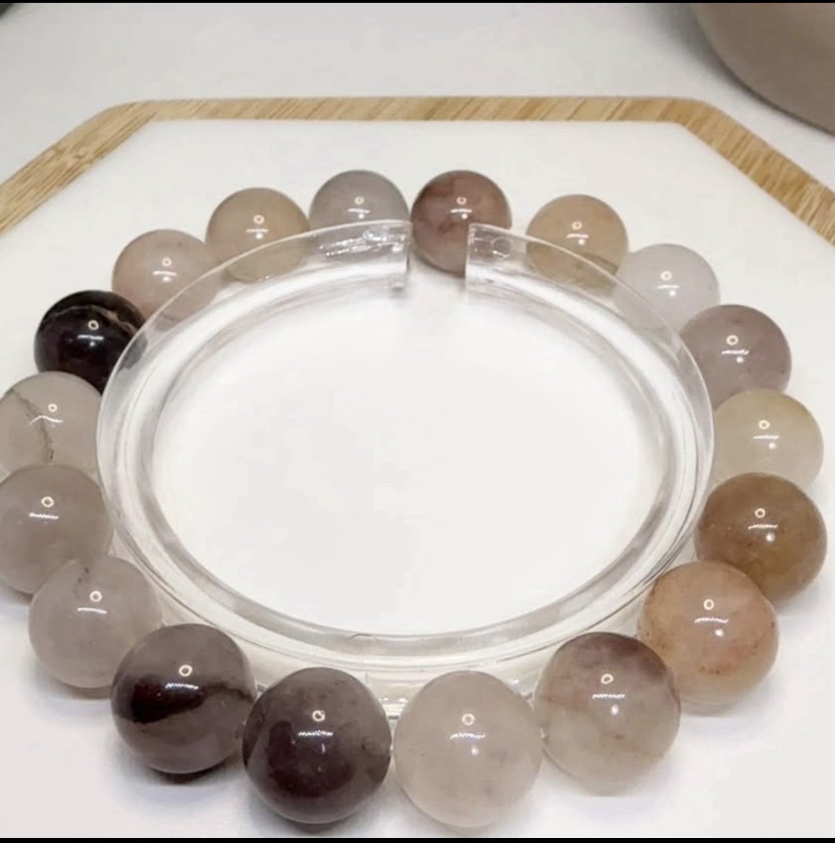 Jade Violet Bead Bracelet 10.7MM