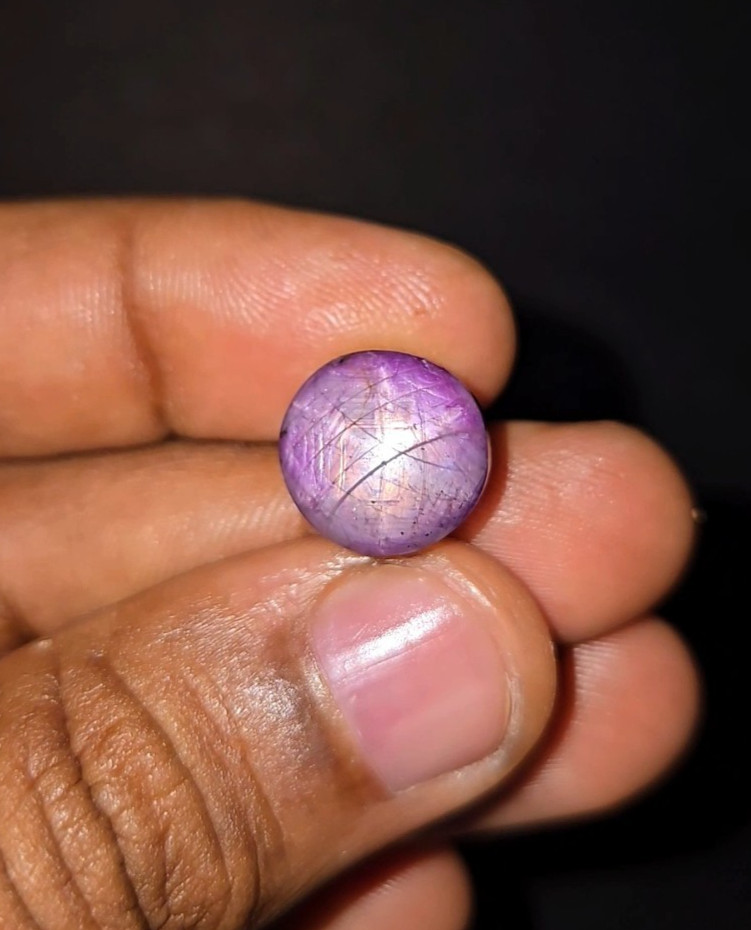 Natural 20.00 ct Star Ruby Pink Oval Cabochon untreated loose gemstone
