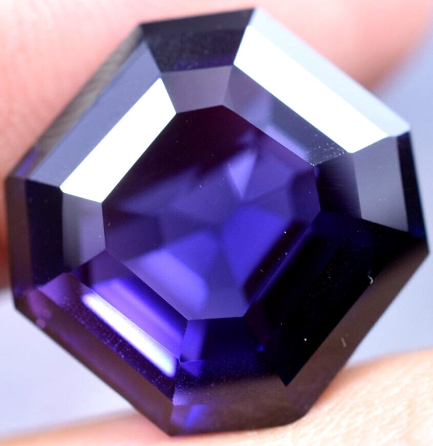 RARE Natural Purple-Blue Tanzanite 18.55 CT IF Certified Flawless Loose Gemstone