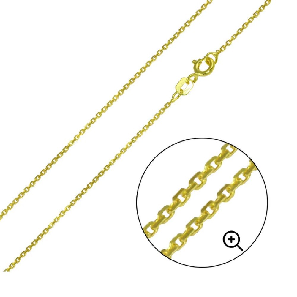 Sterling Silver Yellow Gold Plated Necklace, Double Sided Sun Moon Pendant Charm