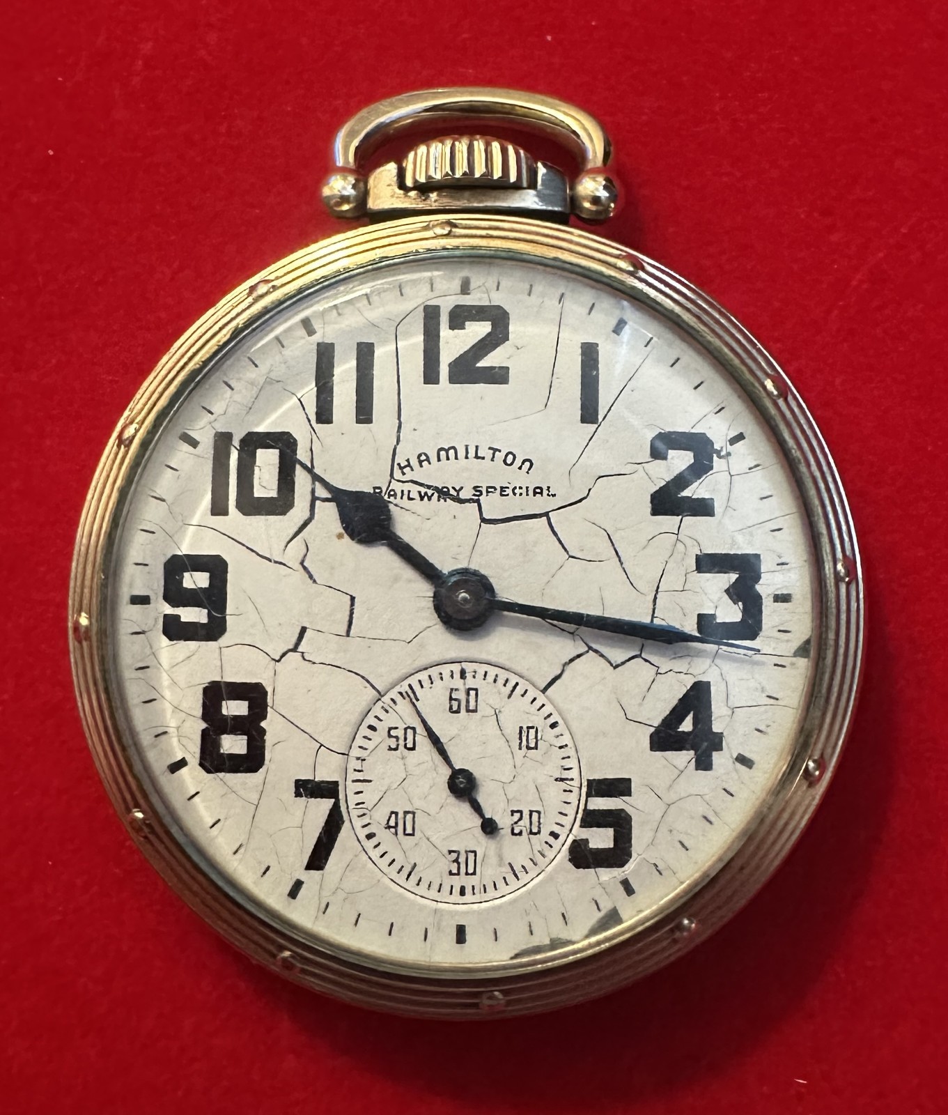 Hamilton 992B Railway Special – runs great – 16s, 21 Jewels, 10K GF factory case