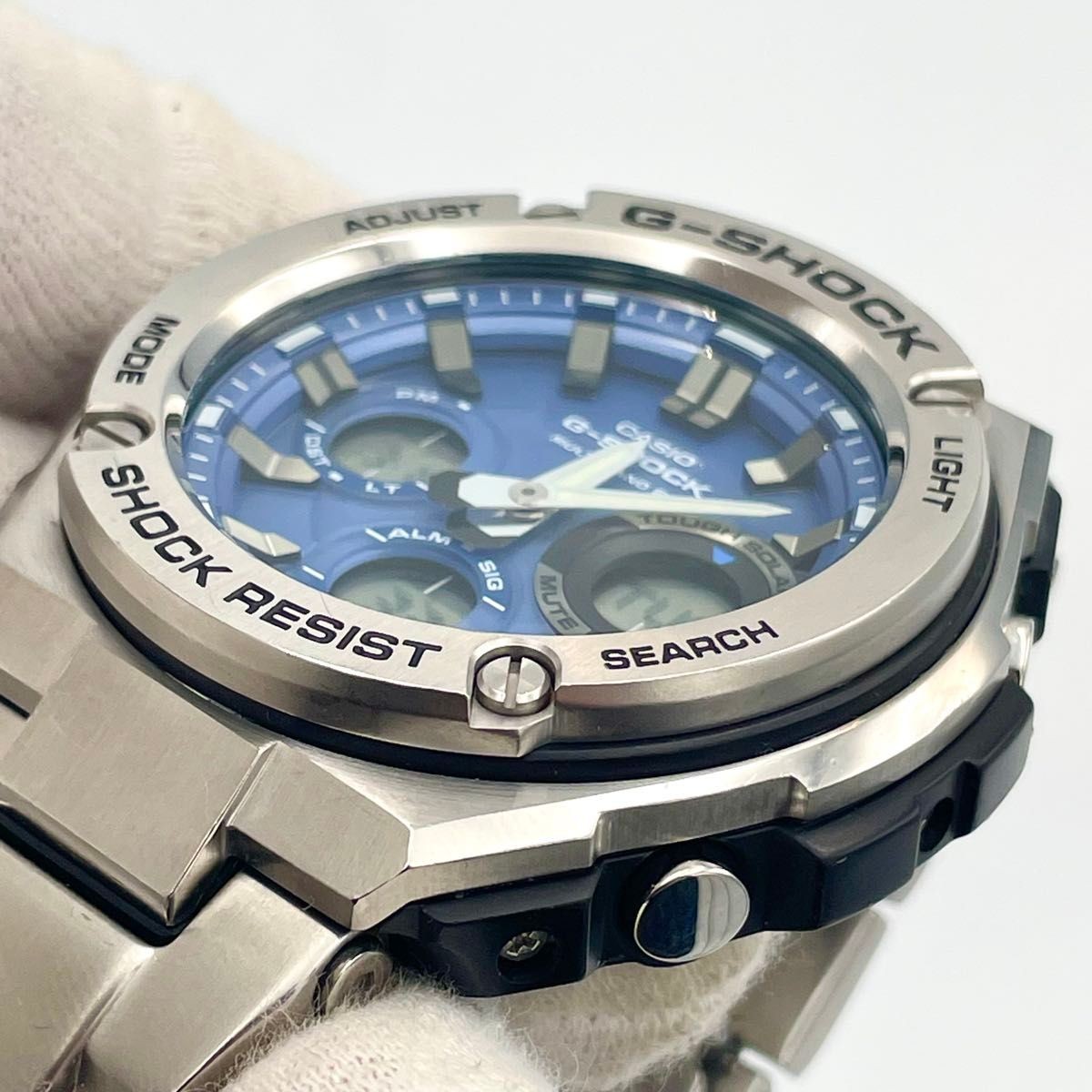 Rare color CASIO G SHOCK G Shock Watch Blue GST W110D 2AJF Working item