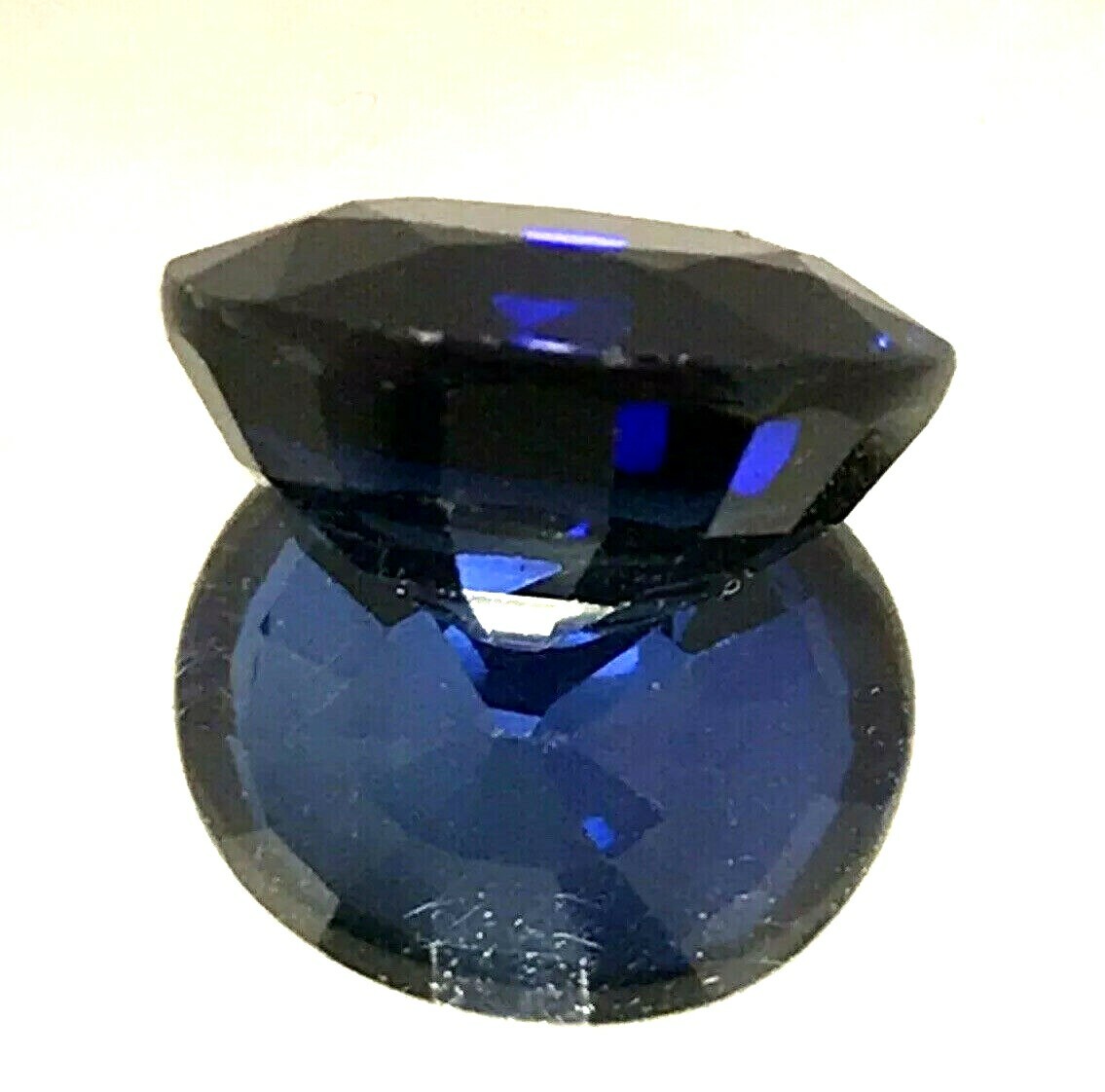 4.60 Ct Natural Blue Sapphire, Excellent Oval Cut , SI Clarity,9 mohs