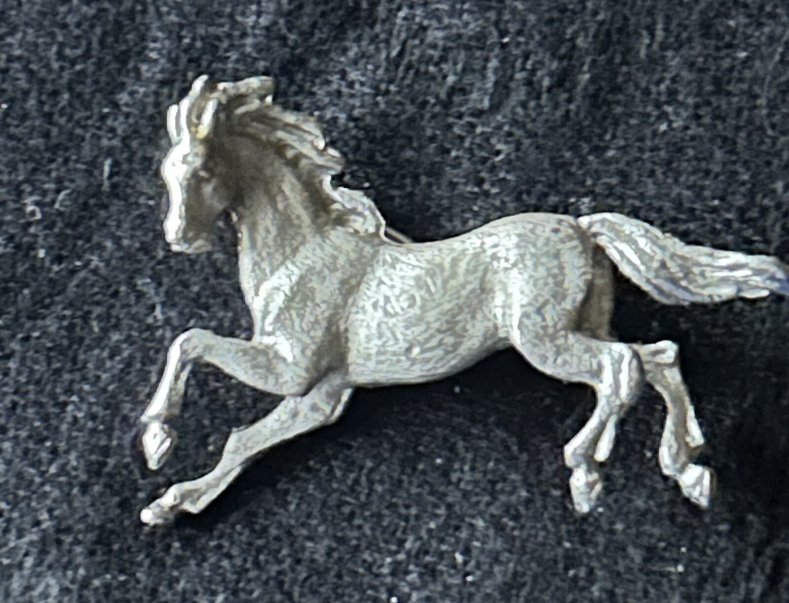 VINTAGE HORSE PIN/Brooch Original SIGNED R. (Robert) MANDLE 2 Inch