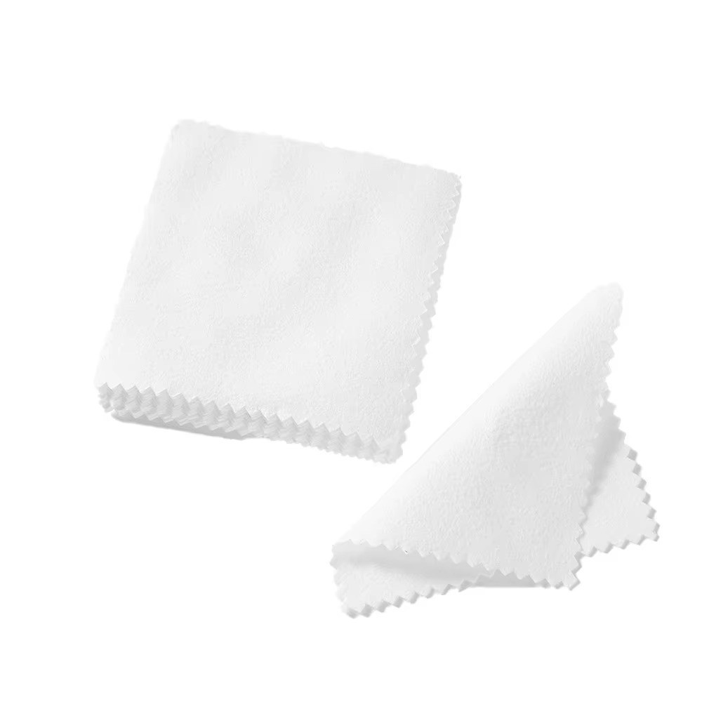 Premium Cleaning Cloth For Silver Jewelry Ring Glasses Watch Polishing 50 Pcs