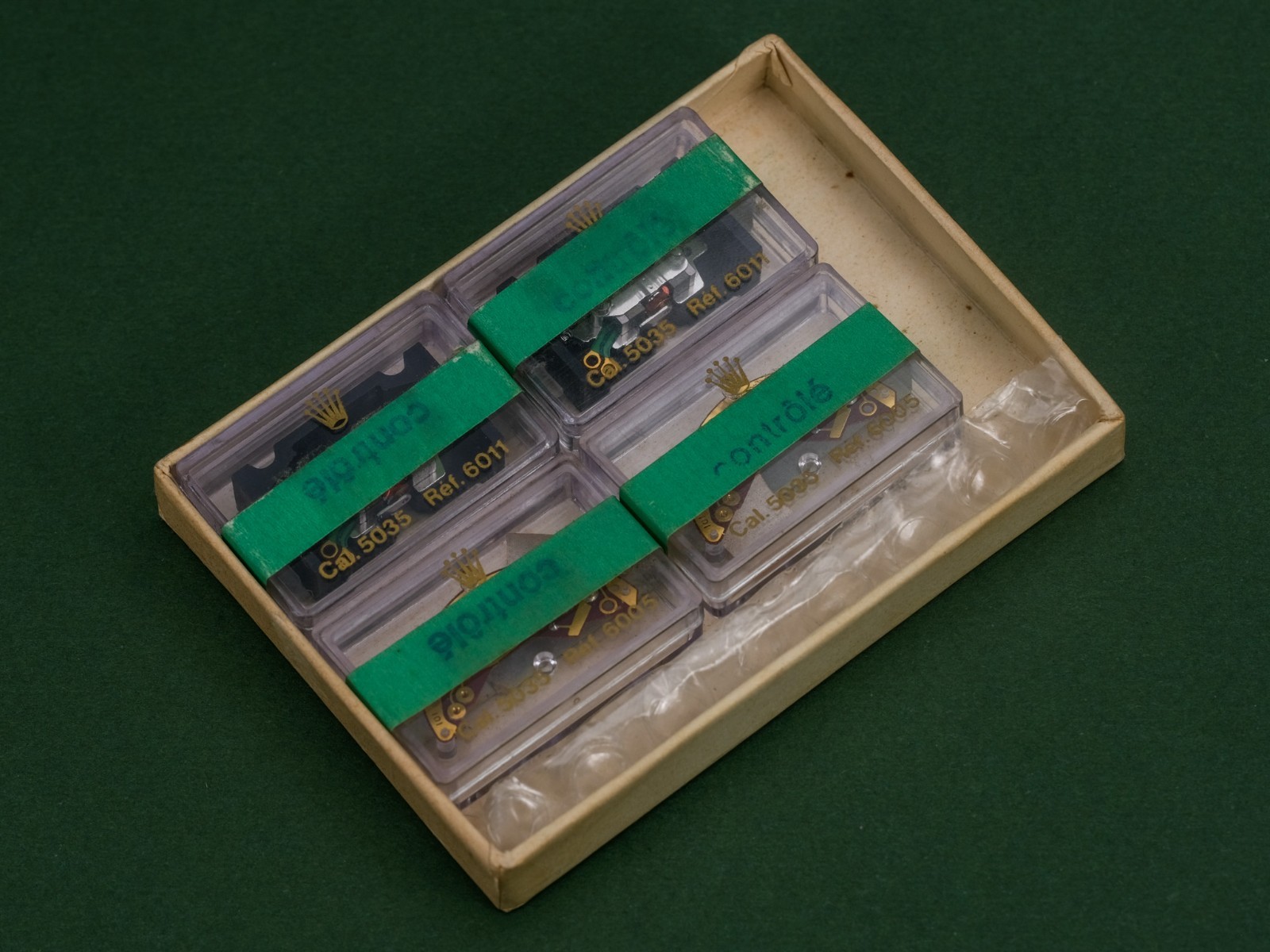 Authentic – Rolex Sealed x2 Motor & Module Set ref. 6005 & 6011 for Cal. 5035