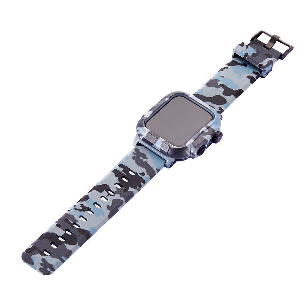 Waterproof Case with iWatch Band Strap For Apple Watch Series 8 7 6 5 4 3 2 1 SE