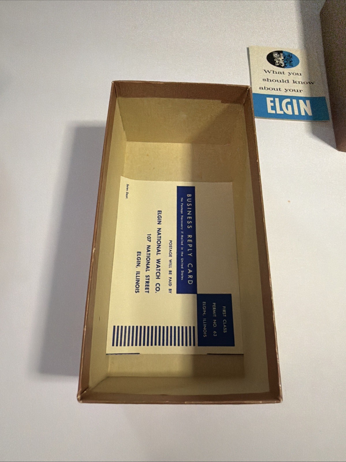 Vintage ELGIN 19 Jewels Mens Wrist Watch 1OK Gold With Case And Box