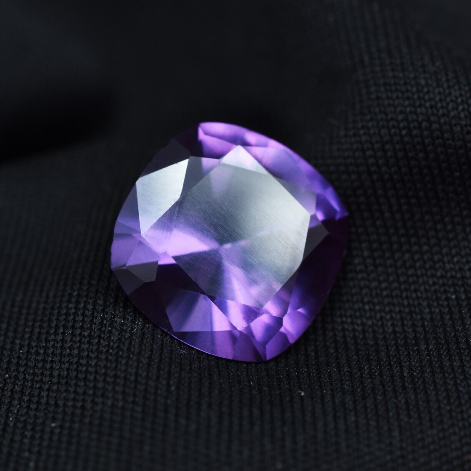 Purple Tanzanite Natural Square Cushion Cut 9.45 Ct CERTIFIED Loose Gemstone