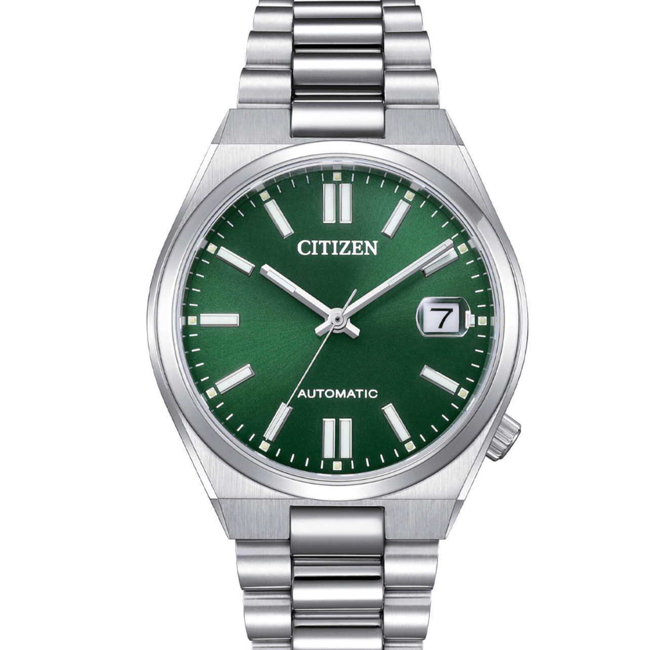 Citizen Tsuyosa 37 Green Dial Mechanical Automatic Steel Unisex Watch