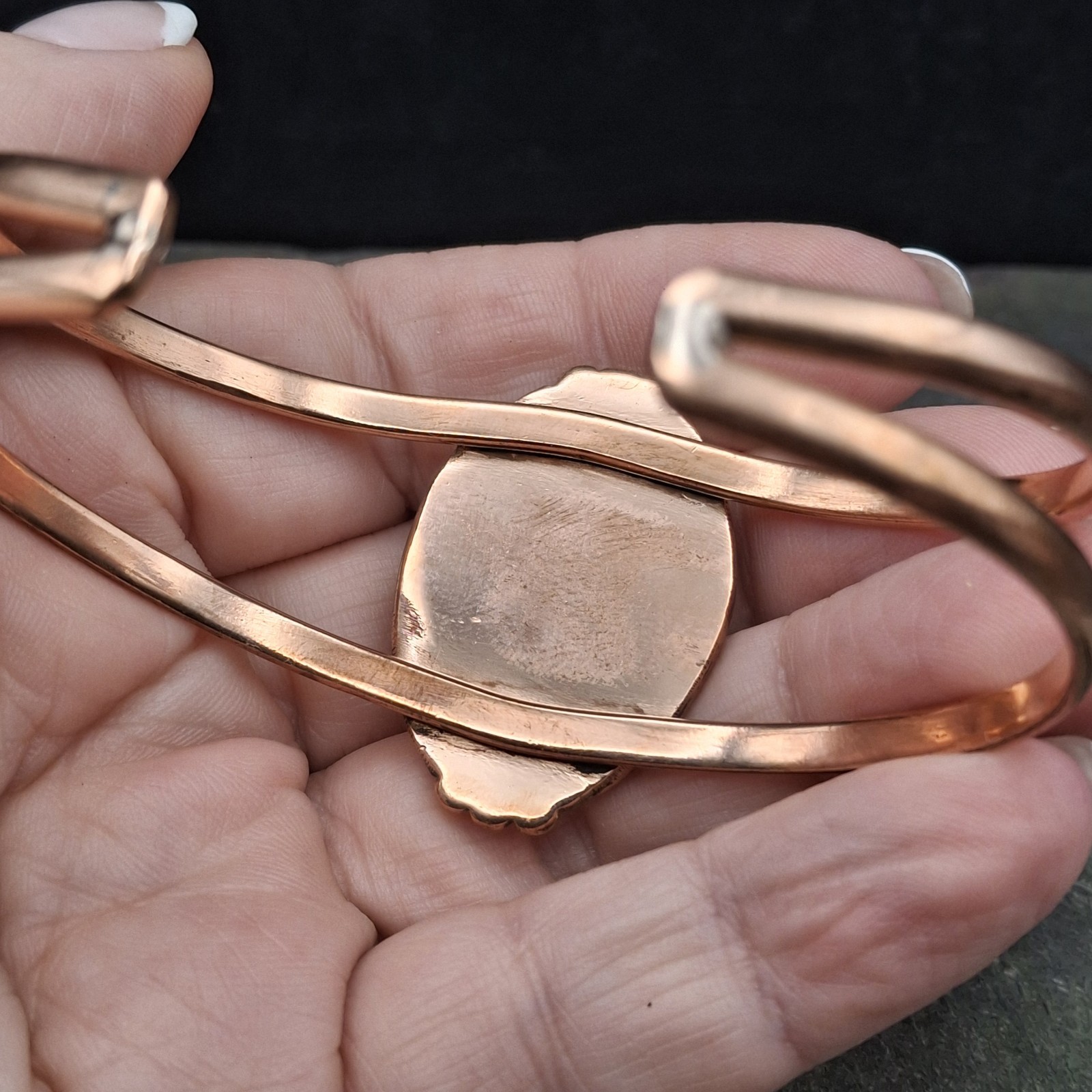 Wild Horse Solid Copper Cuff Bracelet Cowgirl Southwestern Native Style 6-7.5