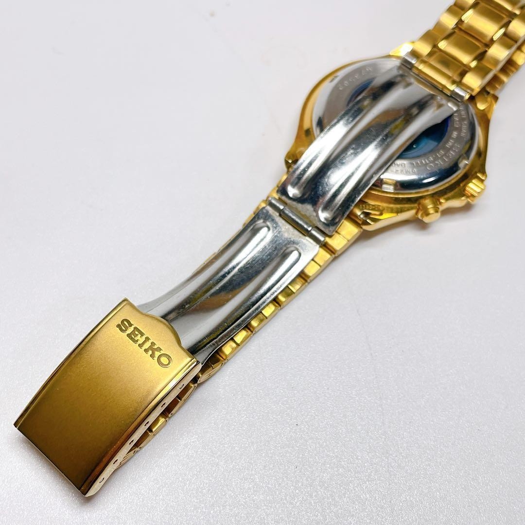 SEIKO KINETIC SQ50 Gold Men’s Watch 172