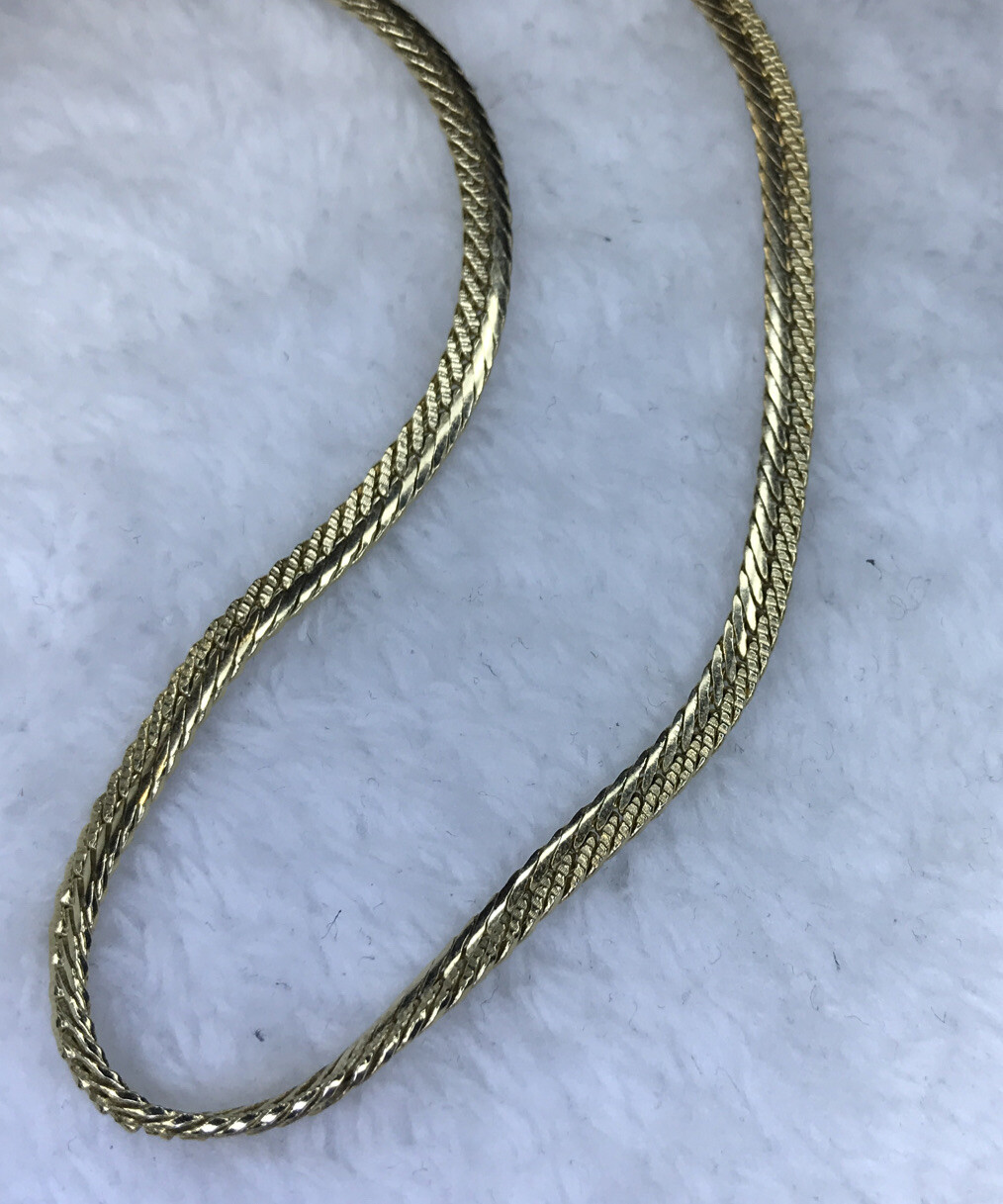 American Showcase Gold Tone Necklace Korea 18” Basic Chain Necklace Jewelry