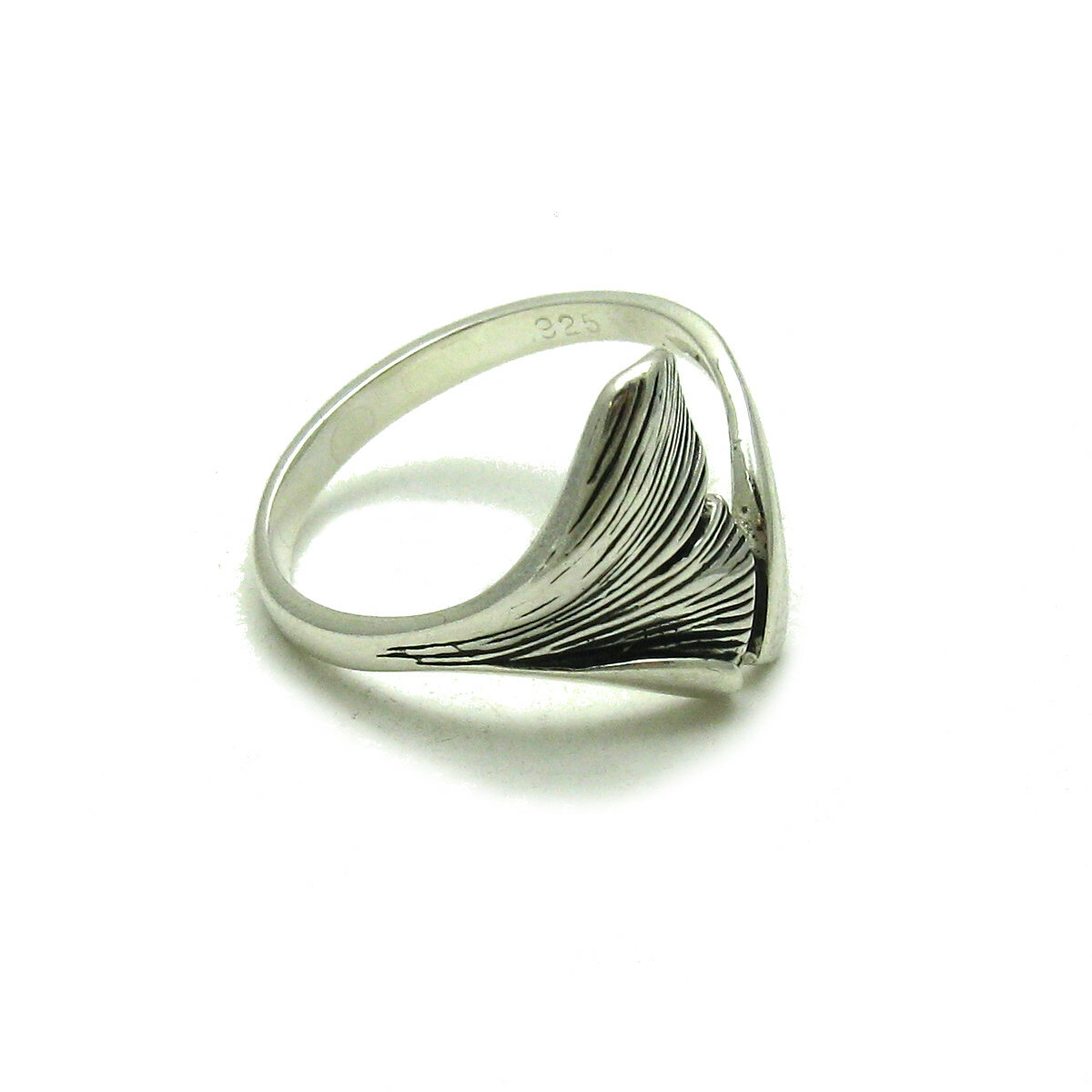 Handmade Sterling Silver Women’s Ring Leaf Hallmarked 925 Nickel Free