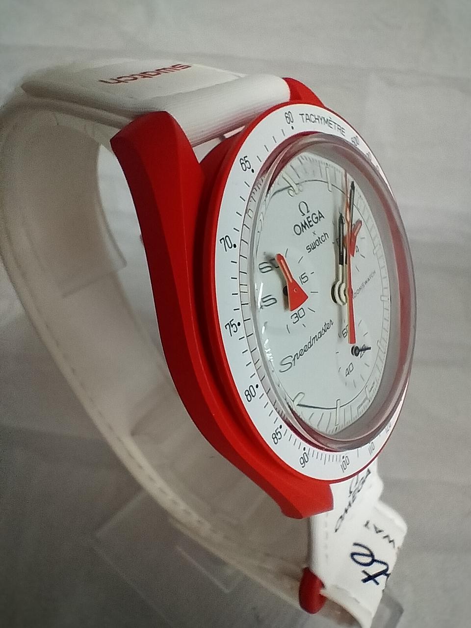 Omega x Swatch MoonSwatch Mission to Mars SO33R100 Red Bioceramic Quartz