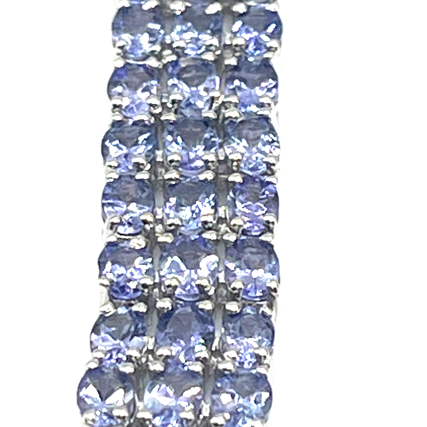 Effy Bracelet Tennis Sz 7 Tanzanite 3 Strand Purple Sterling 925 NEW MSRP $1,450