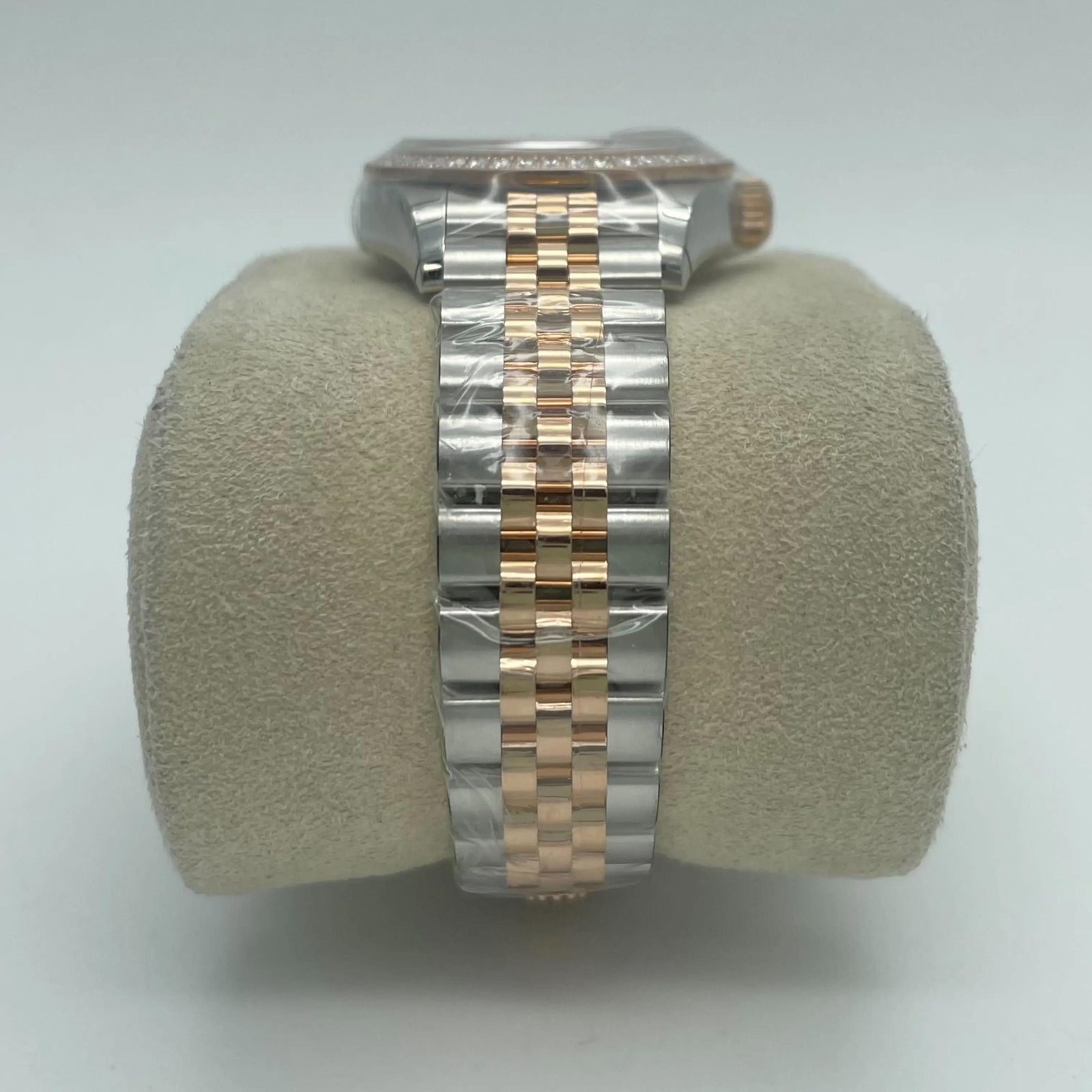 2023 New Rolex 279381RBR 28mm Aubergine Diamond Dial Lady Rose Gold Steel Watch