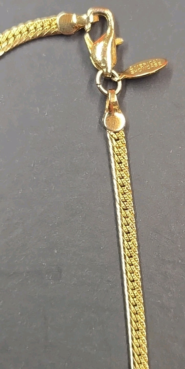 American Showcase Gold Tone Necklace Korea 18” Basic Chain Necklace Jewelry