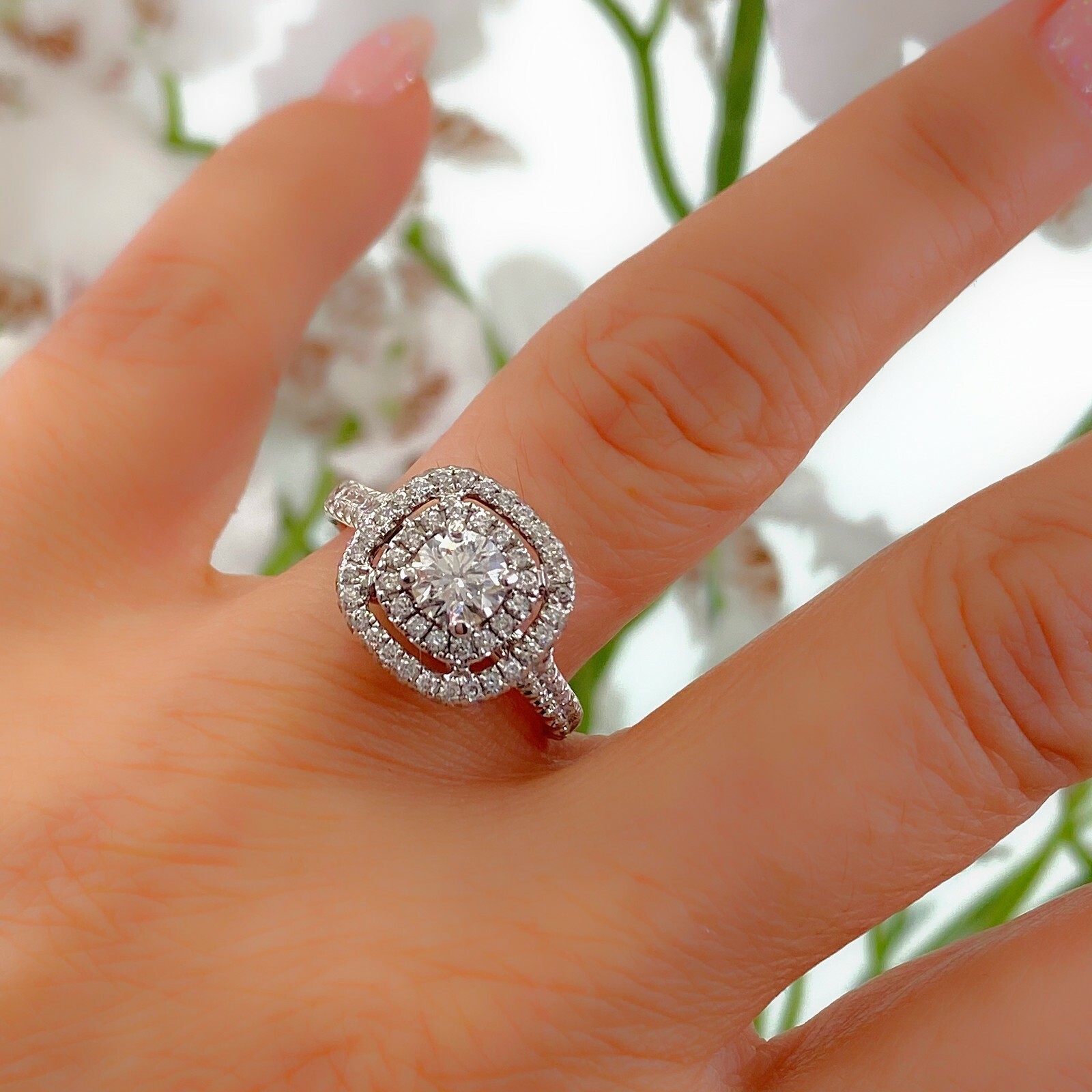 Neil Lane Engagement Ring with LEO Diamond 1.45 tcw