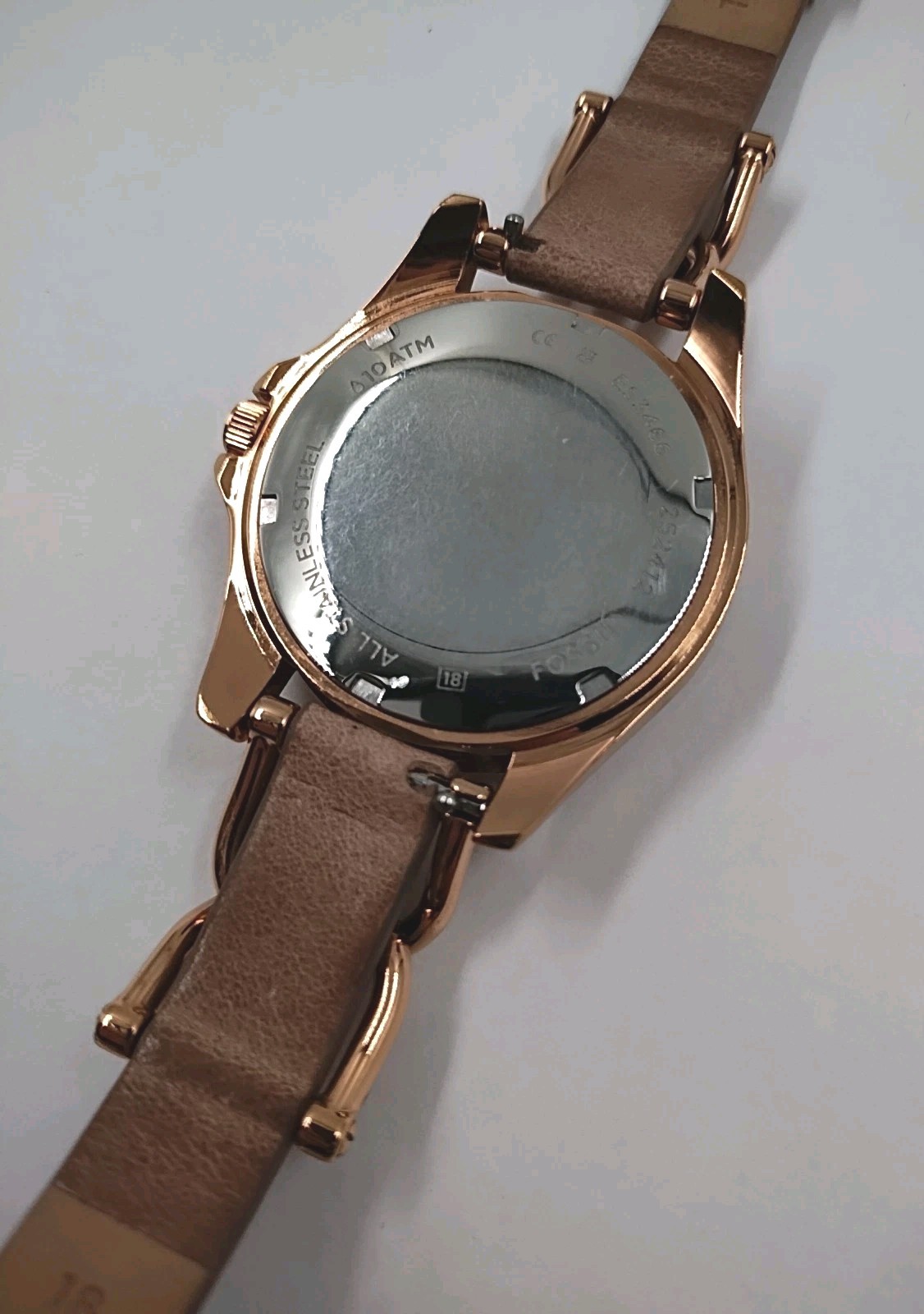 Fossil Riley Watch Women’s 38mm Silver Dial Rose Gold Tone – (Z3-B17)