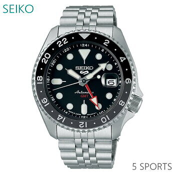 SEIKO 5 Sports SKX Sports Style GMT SBSC001 Black Men’s Watch New in Box