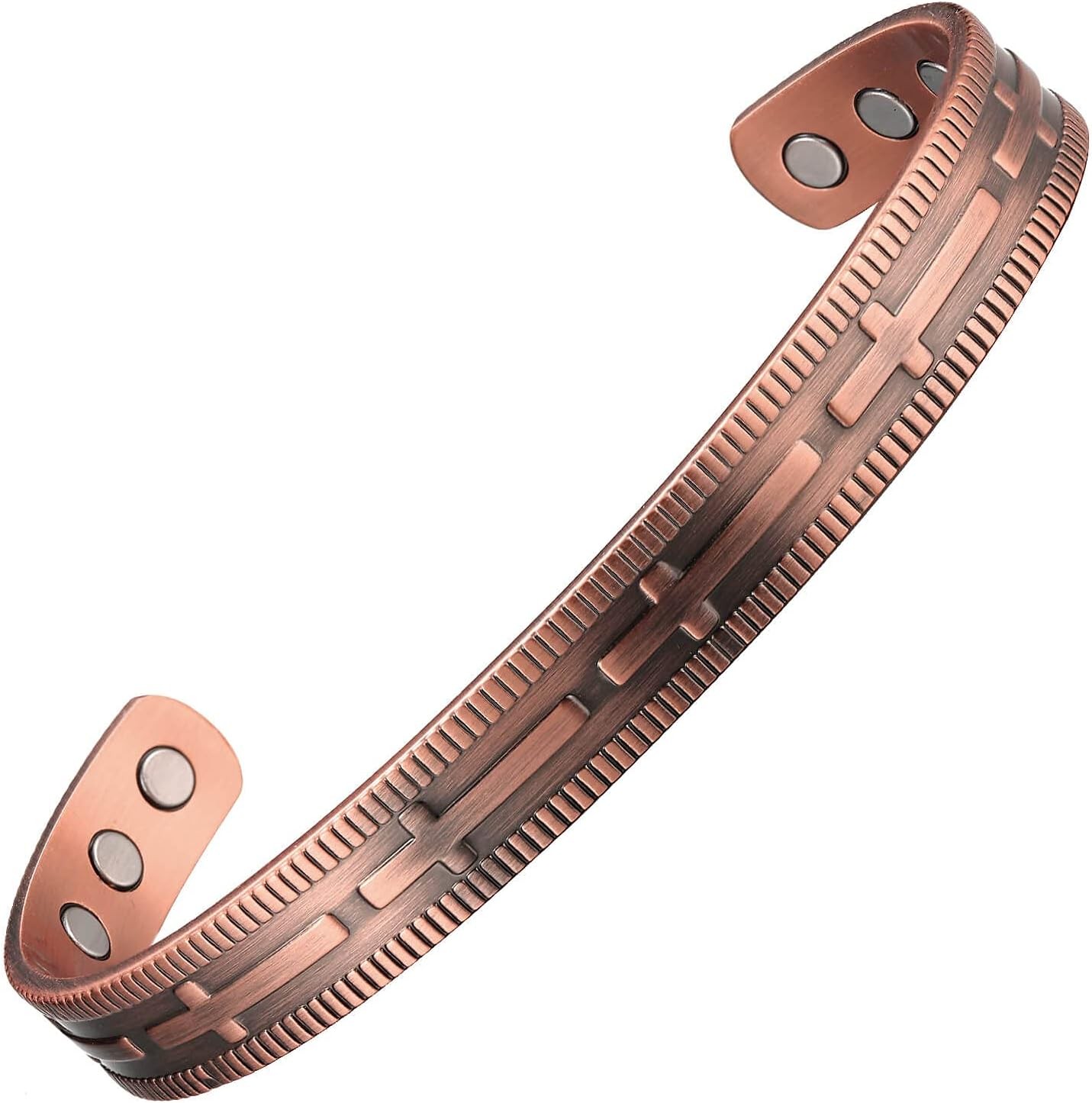 MagEnergy Copper Bracelet for Men and Women, 99.9% Solid Copper Magnetic Bracele