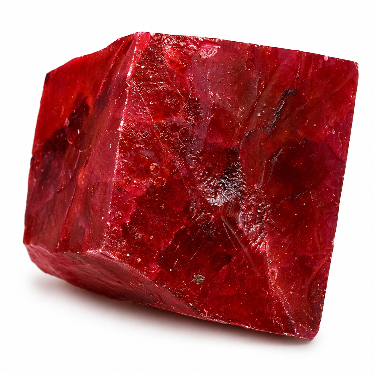 Ruby Red 1222 Ct Red Ruby Natural Huge Size Uncut Rough CERTIFIED Loose Gemstone