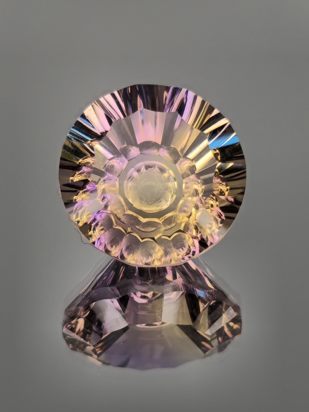 Ametrine Untreated 5.85 Carat Bolivian Princess Anahí Mine Bi Color Natural Gem