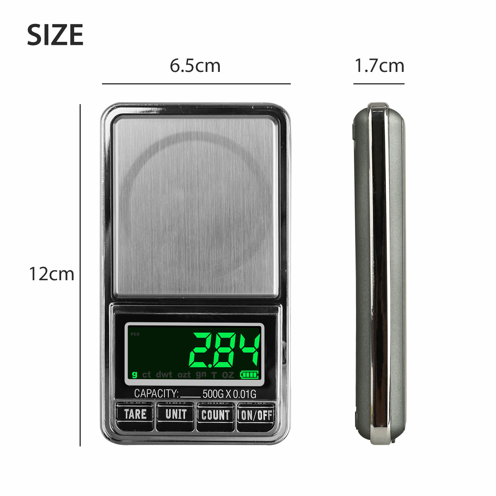 Portable Pocket Electronic Scales Jewellery Gold Weighing Mini Digital Scale