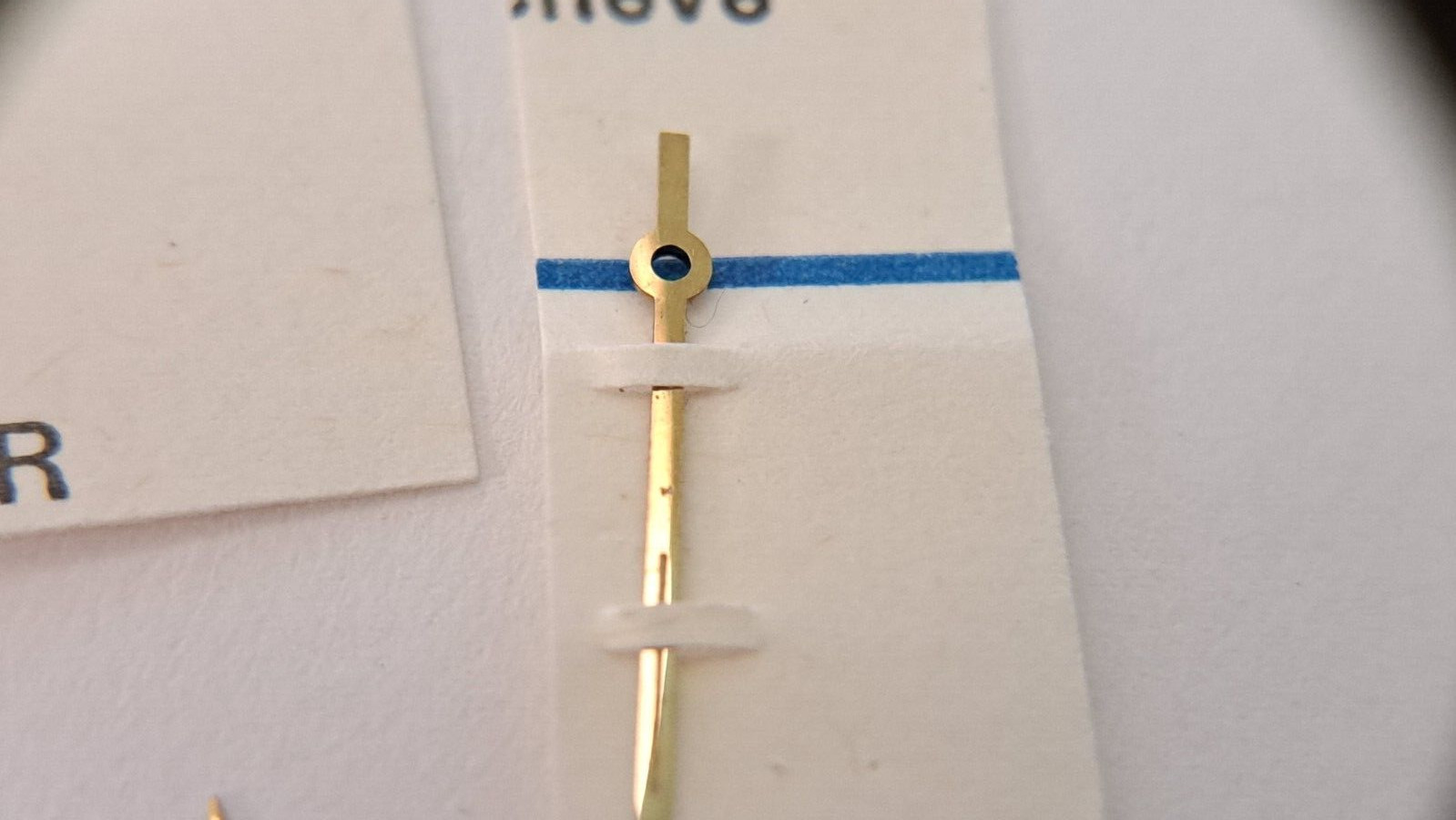 Genuine Rolex 1570 Yellow HANDS, lume HOUR, MIN, SWEEP SECOND and CHRONO Hand, (
