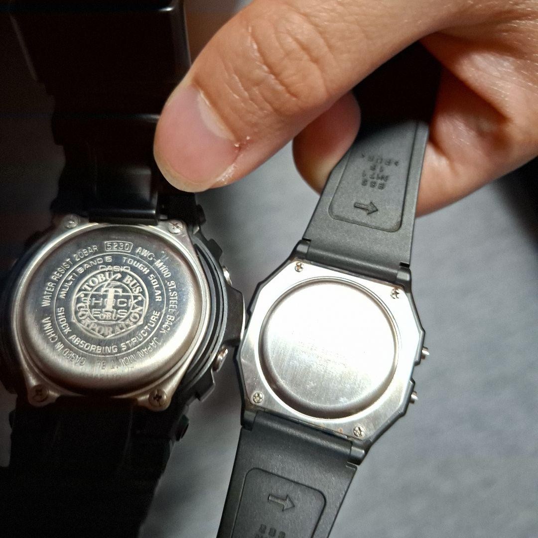 CASIO F-91W & G-SHOCK Watch Set (2 pieces)