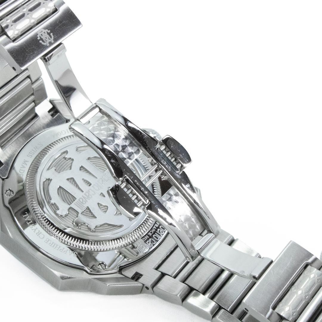 Roberto Cavalli Wristwatch Quartz Men’s Navy Blue Chronograph Heavy Feel