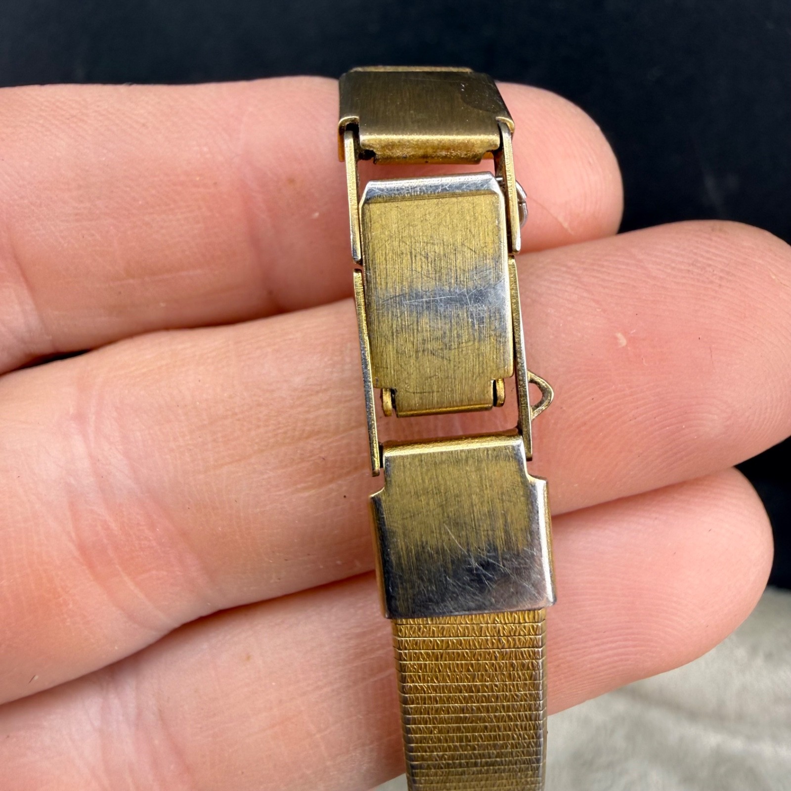 Vintage Seiko Watch Gold Tone McDonald’s Engraved “EMS” NOT RUNNING