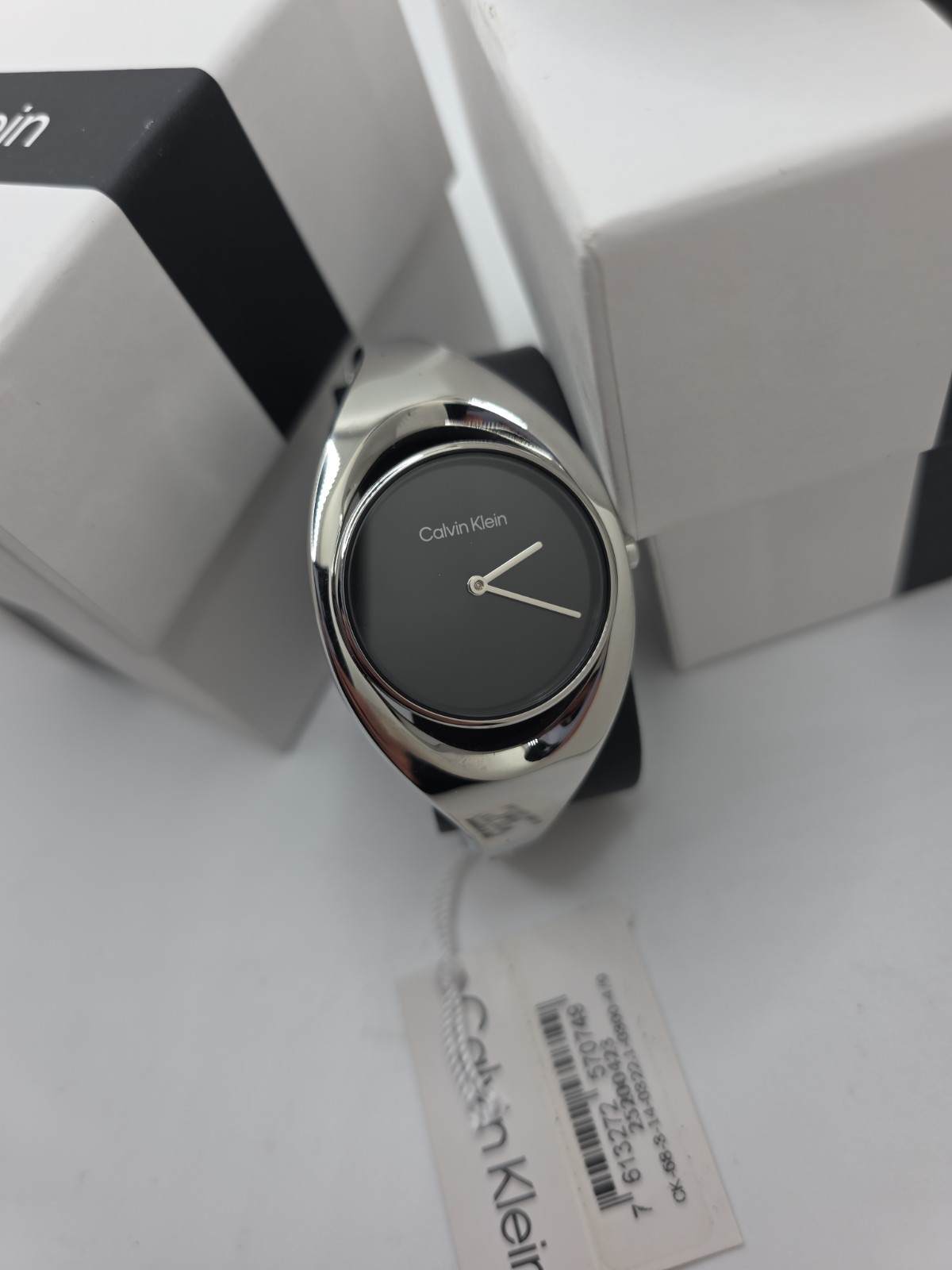Calvin Klein Women’s Stainless Steel Tapered Bangle Watch 33mm