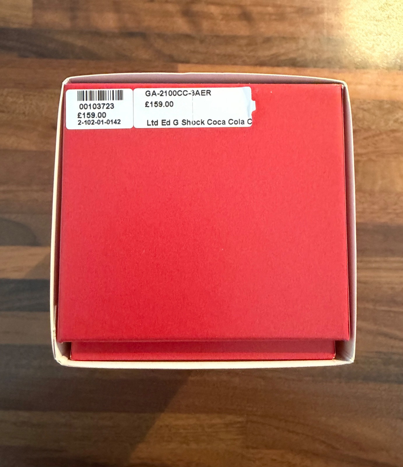 CASIO G-SHOCK x Coca-Cola GA-2100CC-3AJR. In Hand, With Box And Papers