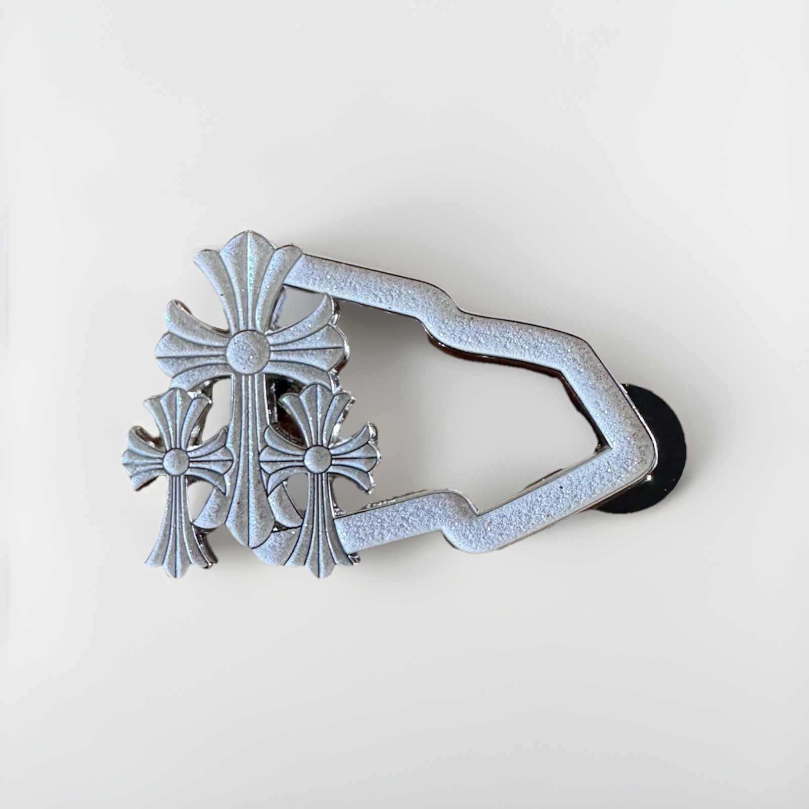 Chrome Cross New Era Hat Pin Stainless Heart Fast Shipping Gothic