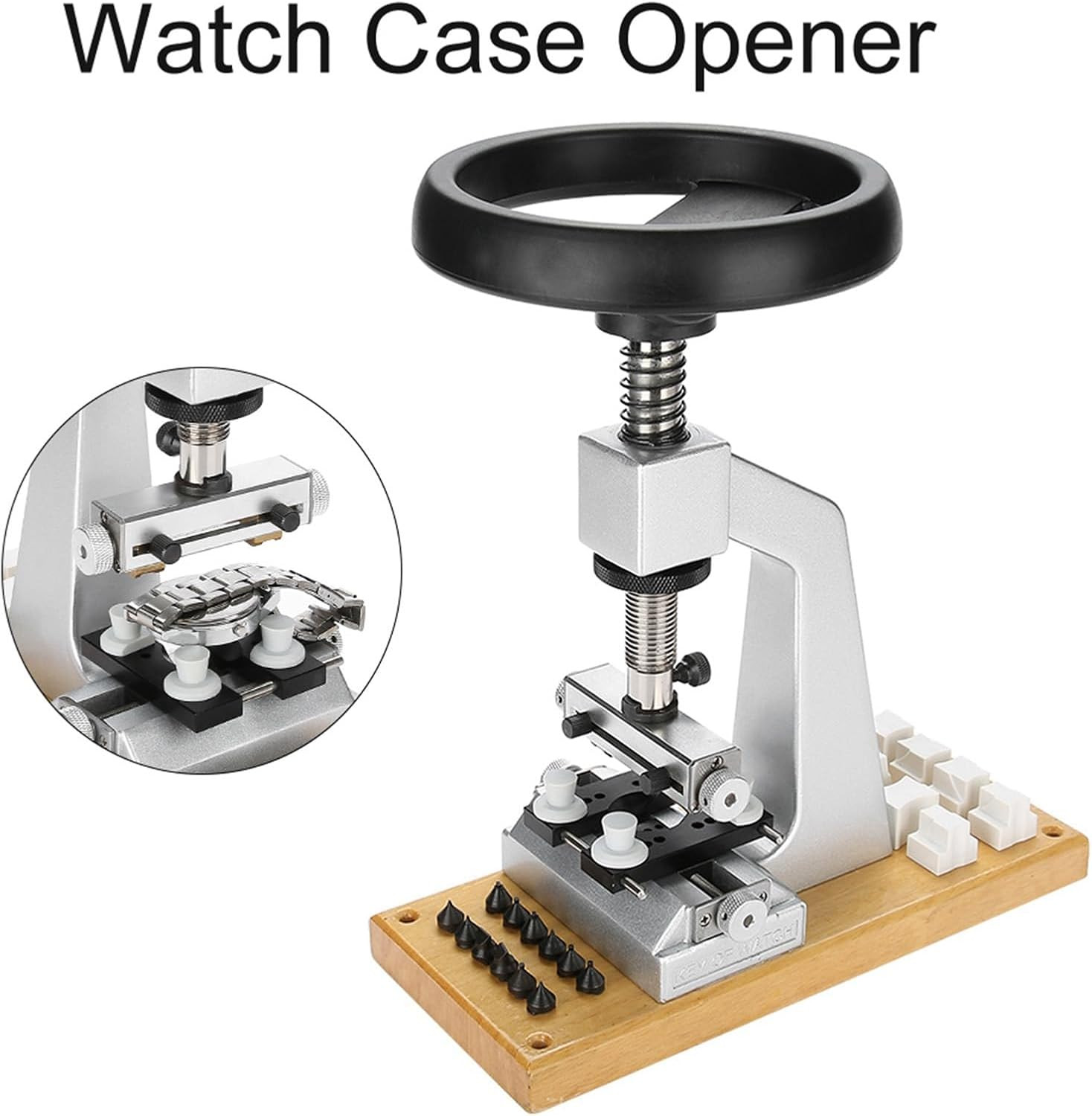 Bench Watch Case Opener,Watch Case Opener, 5700 Bench Wristwatch Back Opener wit