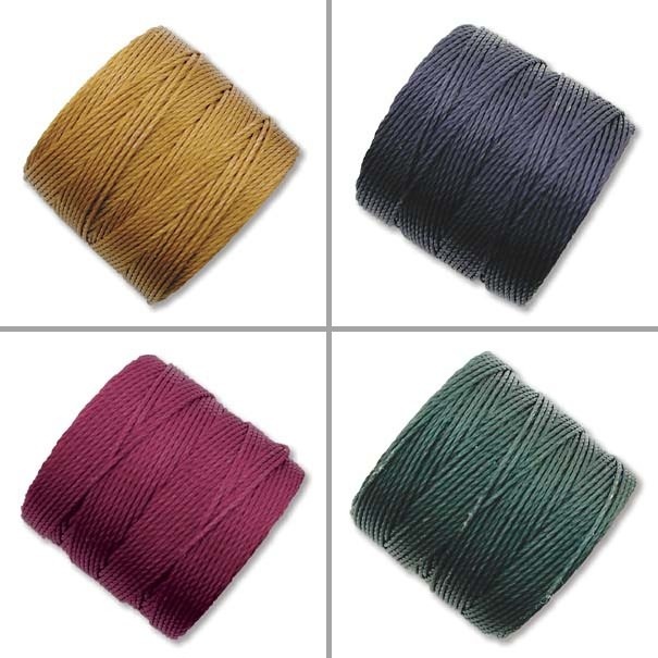 S-Lon Bead Cord Diameter .5mm Dark Mix 28575 (4 spool)