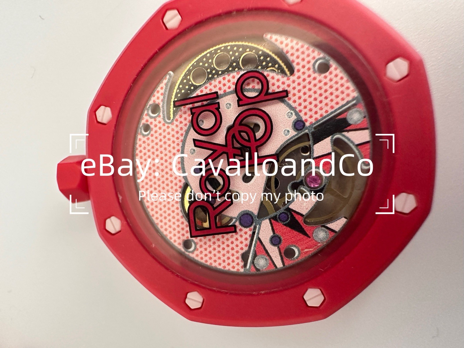 Royal Pop OTTO ROSSO Display Sample Quartz Watch Bioceramic UK Stock